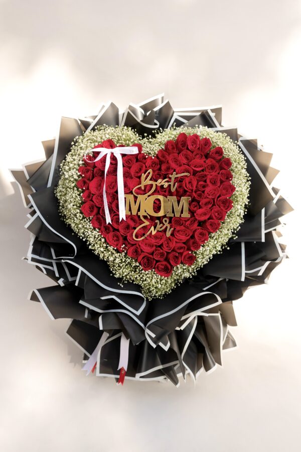 The Royal Heart of 100 roses